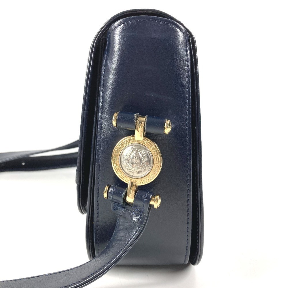 VERSACE Vintage Medusa Logo Bag, Crossbody Flap Shoulder Leather, Men's & Wom... - Picture 3 of 16